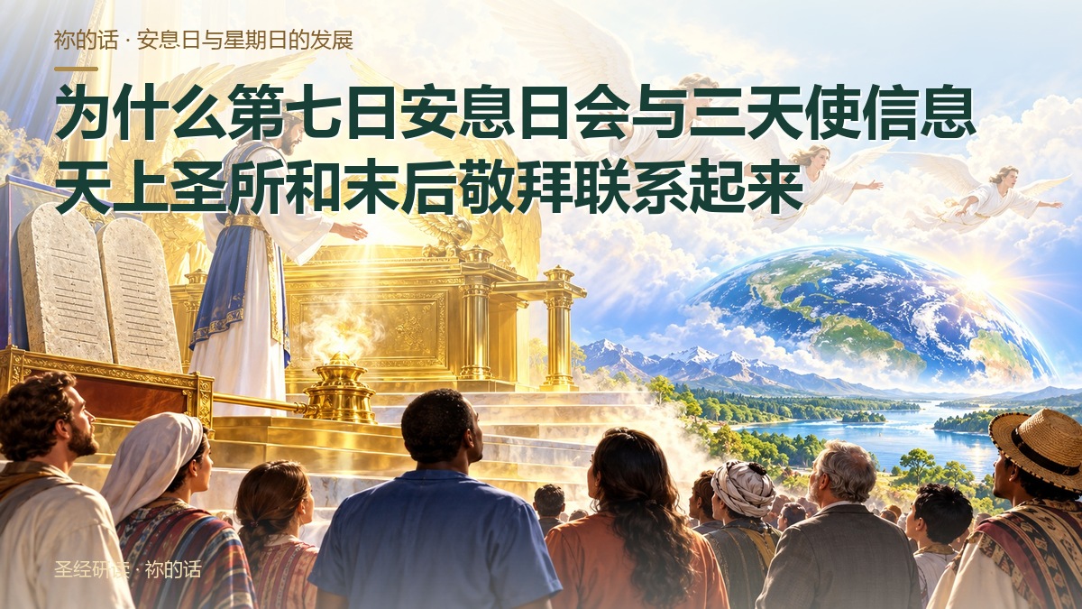 为什么第七日安息日会与三天使信息天上圣所和末后敬拜联系起来