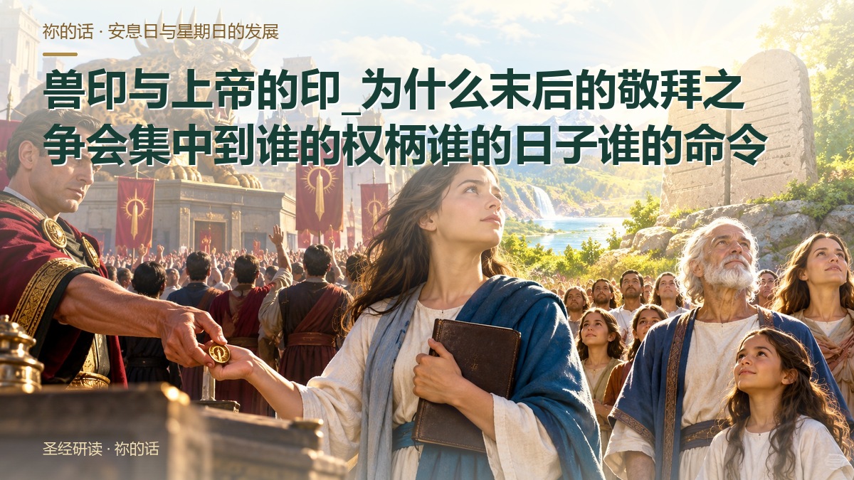 兽印与上帝的印_为什么末后的敬拜之争会集中到谁的权柄谁的日子谁的命令