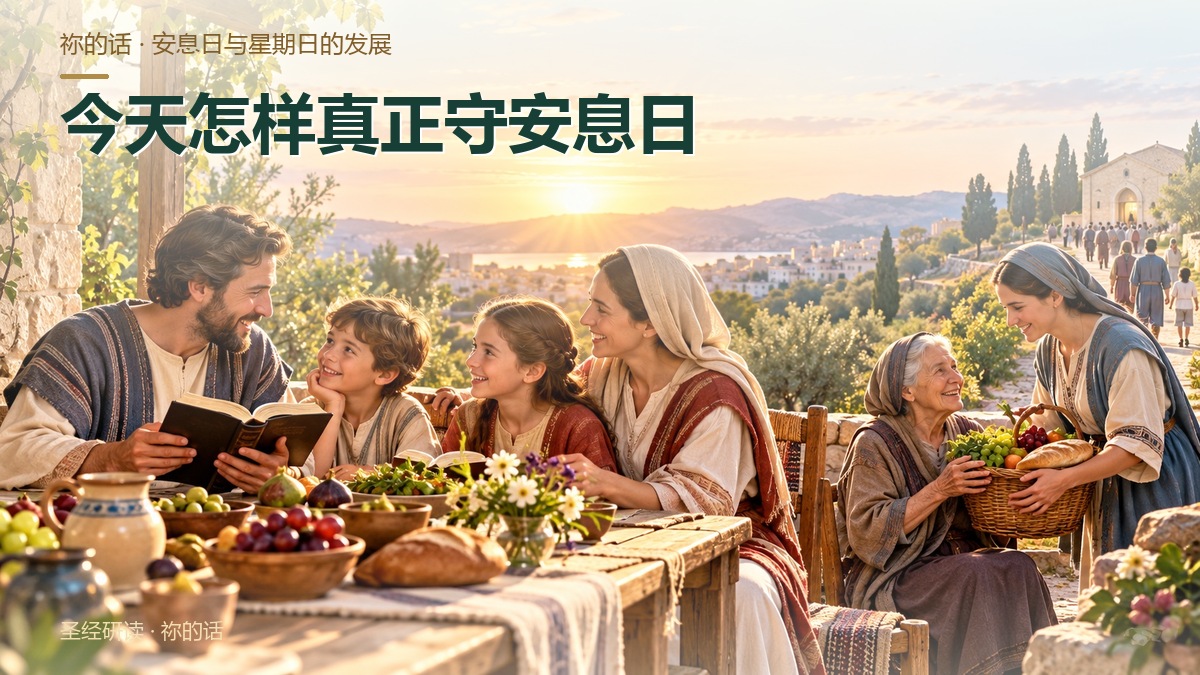 今天怎样真正守安息日