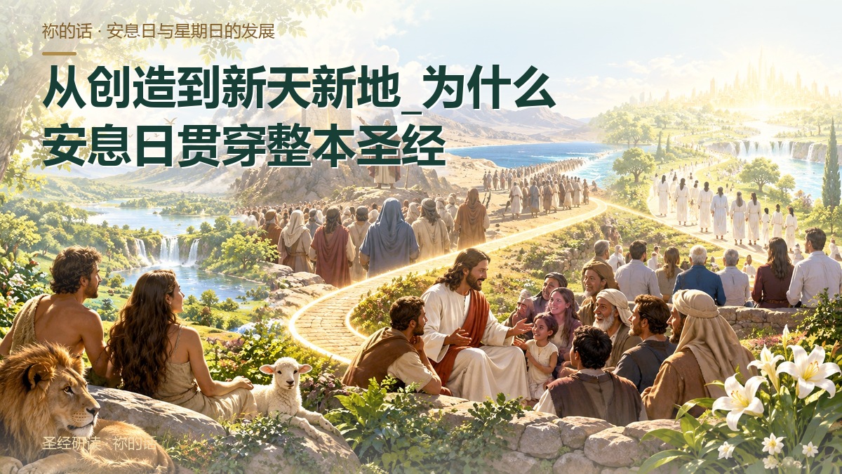 从创造到新天新地_为什么安息日贯穿整本圣经
